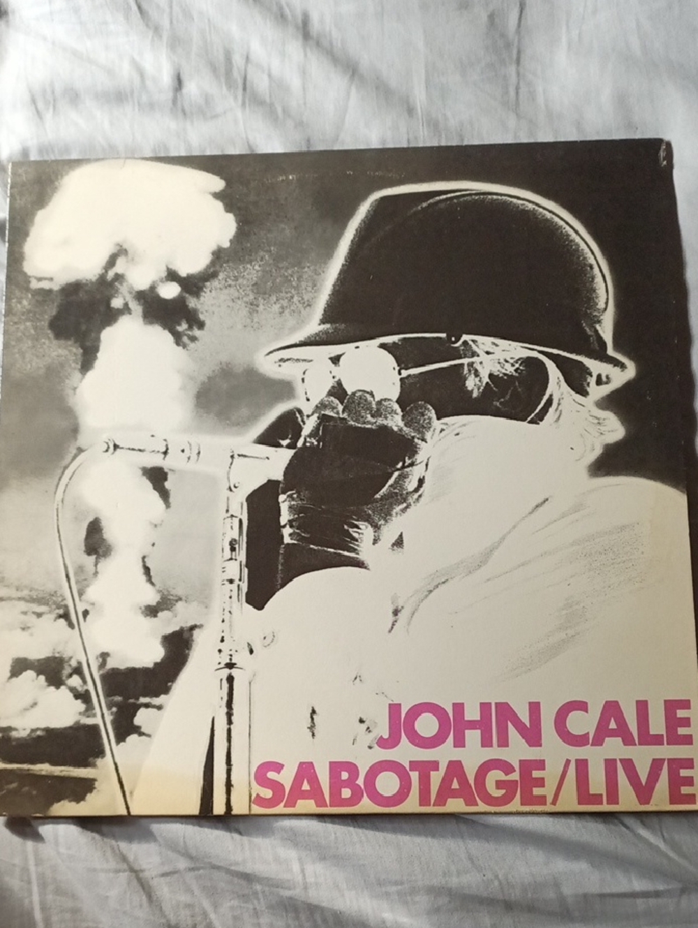 John Cale Sabotage/Live Vinyl Album -1979 Vintage Original Album